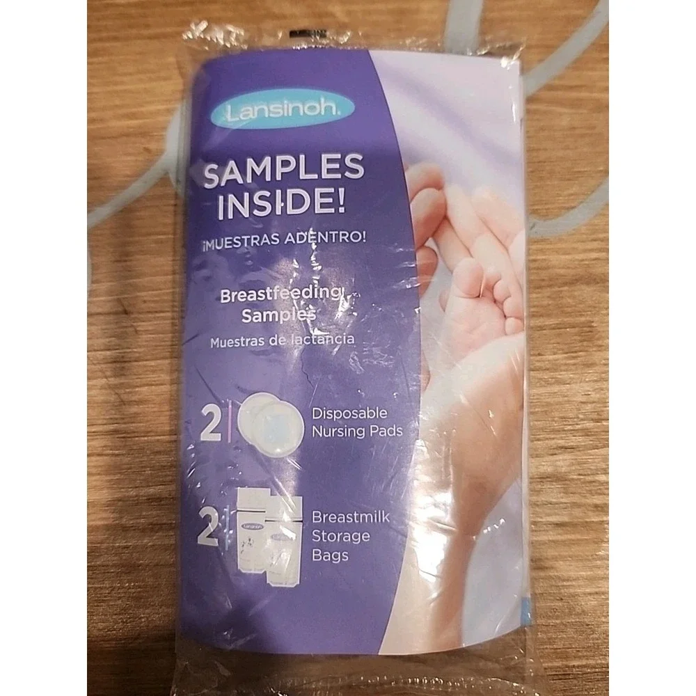 Lansinoh TheraPearl 3-in-1 Breast Therapy 2 reusable packs & covers Plus Samples